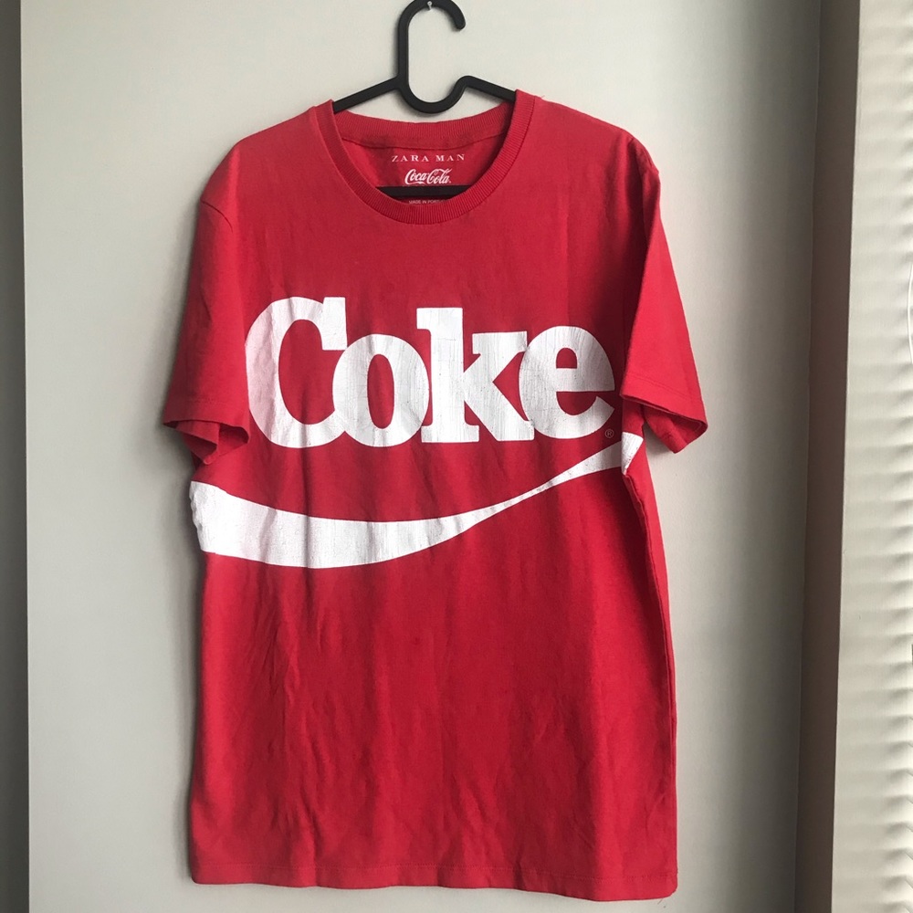 Zara X Cocacola collaboration T-shirt